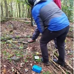 Installing seismophones in reactivated landslides near Antweiler and Müsch, 12/10/2021