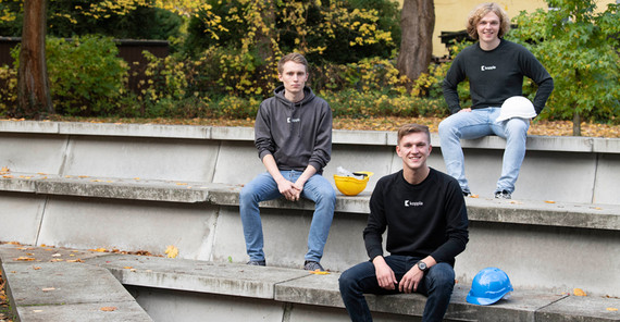 Lasse Steffen, Marco Trippler und Jerome Lange (v.l.n.r.) | Foto: Thomas Roese