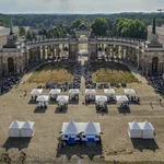 Luftaufnahme des Veranstaltungsorts am Campus Neues Palais.