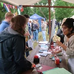 Stand des Zessko auf dem Campus Festival