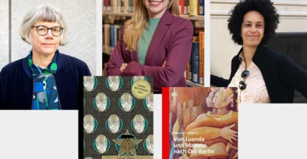 Birgit Weyhe, Marcia Schenck, Elisabeth Nechutnys und die Bücher Madgermanes und Von Lunda und Maputo nach Ost-Berlin