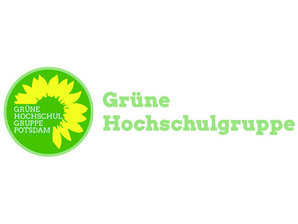 Grünes Logo auf weißem Hintergrund