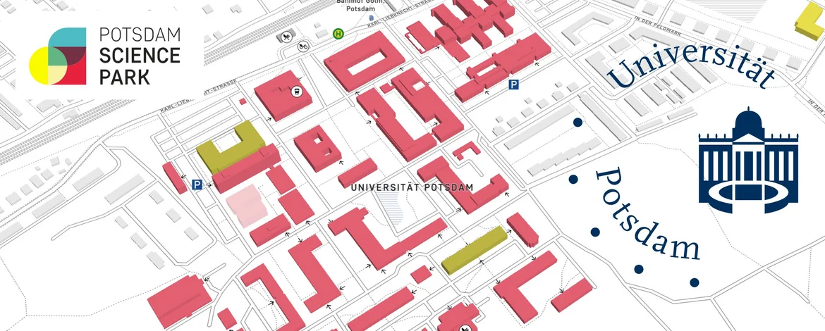 Map of the Potsdam Science Park - 
