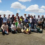 Gruppenfoto der Exkursionsteilnehmer.