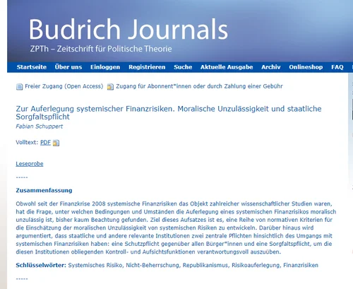 Budrich Journal Artikel