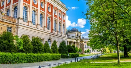 Historic annex of the Neues Palais, which today houses parts of the University of Potsdam.