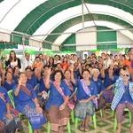 Group picture at the visit of the Health Community Center