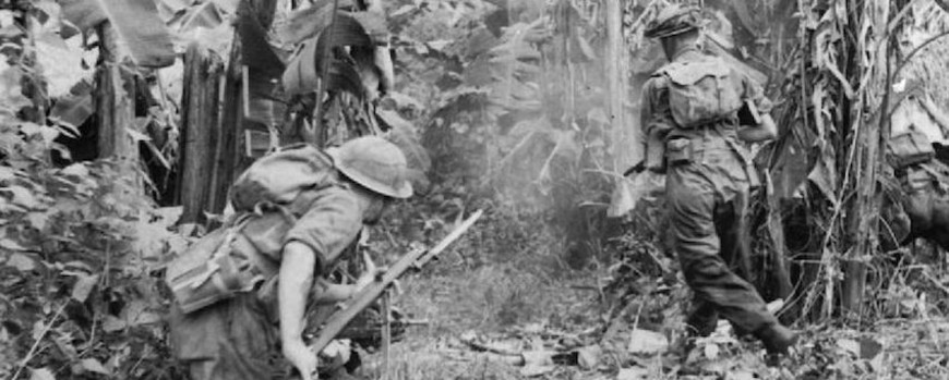 The British Army in Burma, 1944.