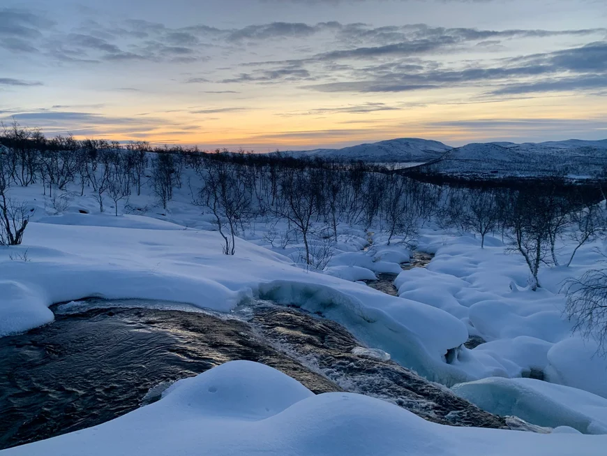 Finnland in Schnee