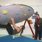 Kletterprofis: Reinhold Messner (r.) zu Gast bei der Sportwissenschaft