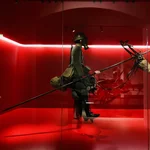 Der Lanzenreiter. Exponat im Militärhistorischen Museum.
