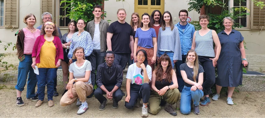 this is our working group in front of our working house
