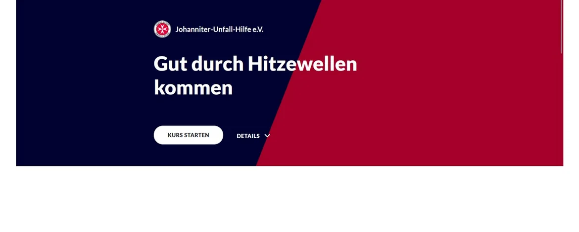 Startseite des Online-Kurses - 