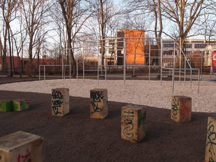 Beispiel für eine Parkouranlage: Die „Platte“ in Potsdam