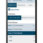 Mensaplan auf dem Smartphone