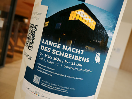 Plakat zur Langen Nacht des Schreibens
