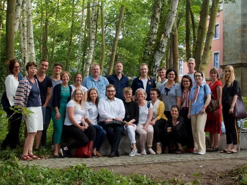Bild: Gruppe des didaktischen Workshops 2018 mit Frau Rabczuk (1. Reihe, 4.v.l.)