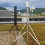 Picture of a single-tube prototype with telemetry on the rooftop of the institute in Heidelberg | foto: Cosmic Sense consortium