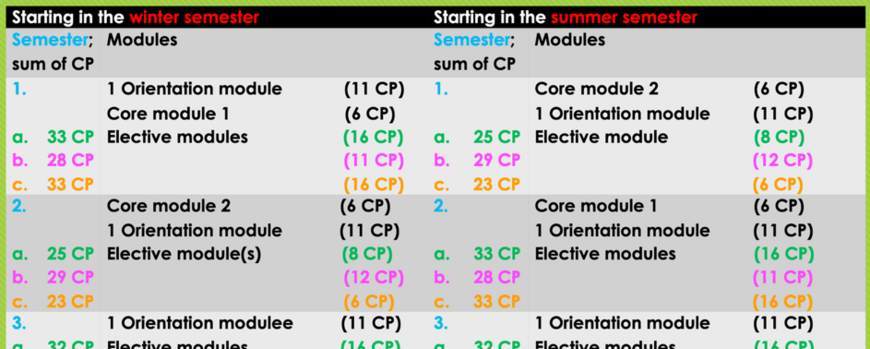 Study plan