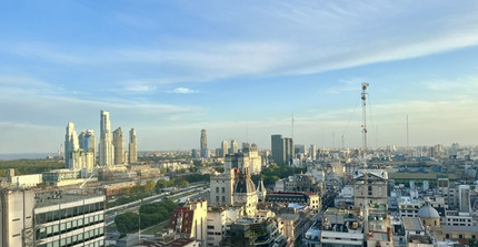 Blick über Buenos Aires.