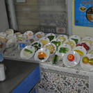 Samples for healthy dishes in the Hospital