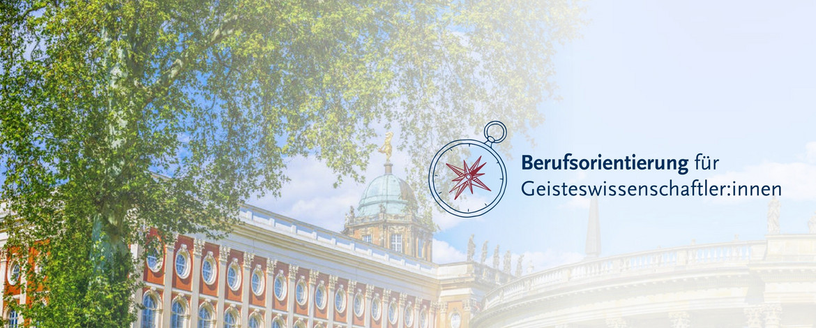 Haus 11 mit Logo der Berufsorientierung für Geisteswissenschaftler:innen - 