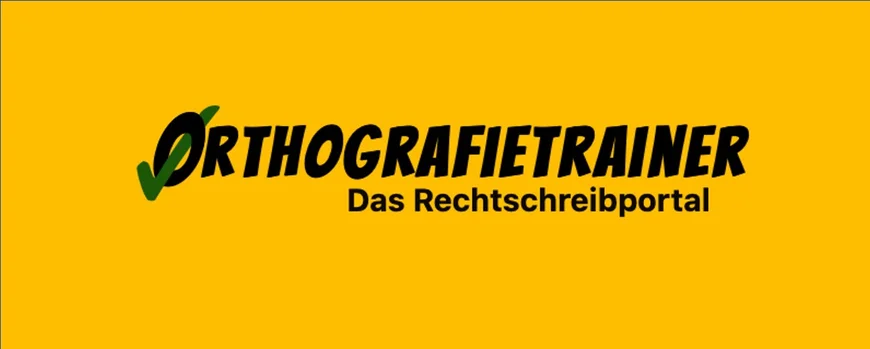 Schriftzug "Orthografietrainer.net"
