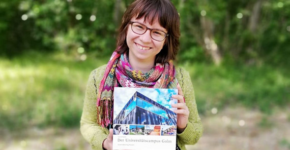 Leonie Kayser, Autorin des Buches „Der Universitätscampus Golm“. Foto: privat.