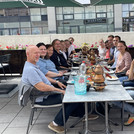 Arbeitsgruppe Kulak beim gemeinsamen Frühstück in Magdeburg