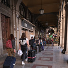 Ankunft in der Altstadt von Cagliari