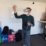 VR-Erprobung im Seminar 