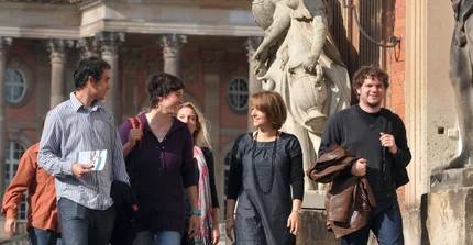Students at Campus Neues Palais