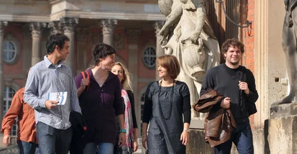 Students at Campus Neues Palais