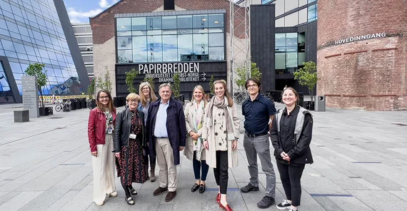 Die Potsdamer Delegation mit den Kolleginnen und Kollegen aus Drammen.