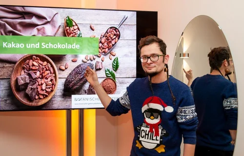 Impressionen vom wissenschaftlicher Friseursalon am 20.12.2022 mit dem Vortrag „Kakao und Schokolade“ von Steffen Ramm