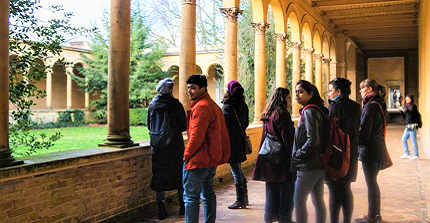 International Researchers during a Welcome Tour in Potsdam