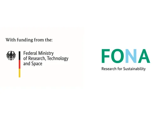 Logos of BMFTR and FONA
