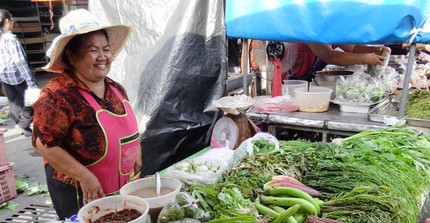Fresh market in Thailand