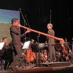 Marc Miethe am Didgeridoo