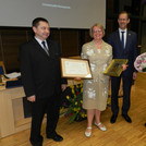 Auszeichnung mit der „Nagroda Polonicum“ im April 2016.