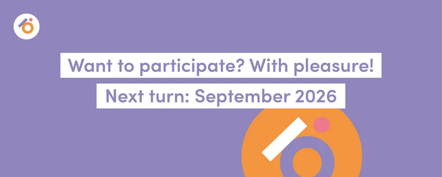 Participate? With pleasure! Next turn: September 2026!