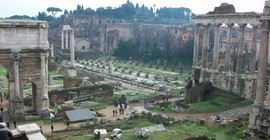 Foto: Forum Romanum. Foto: Antje Horn-Conrad.