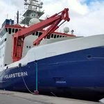 Polarstern in Bremerhaven ready for transit
