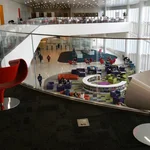 Foto: U. Lucke. Die Bibliothek der North Carolina State University. 