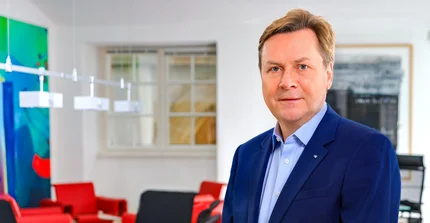 Prof. Oliver Günther, Ph.D. in his office