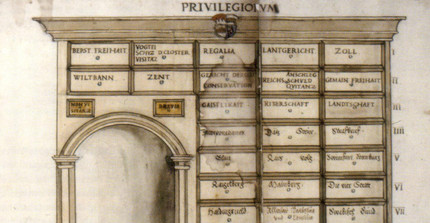 Archivschrank aus dem 16. Jahrhundert
