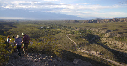 Blick in das Santa-Maria-Becken, Argentinien.