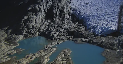 Glacier lake at below Brewster Glacier (Image credit: Oliver Korup).