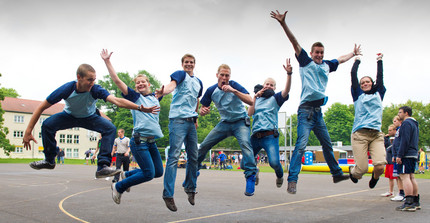 Studentisches Team bei Campus Festival