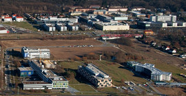 Fraunhofer IAP und Uni Potsdam im Wissenschaftspark Potsdam-Golm. © Fraunhofer IAP, Foto: Lutz Hannemann